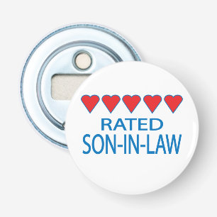 Five Heart Son-In-Law Bottle Opener