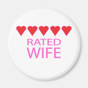 Five Heart Wife Magnet