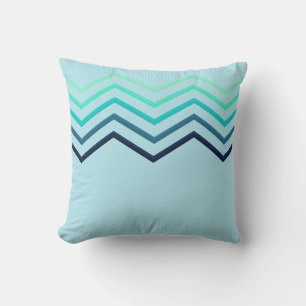 Five Large Chevron Stripes Pillow