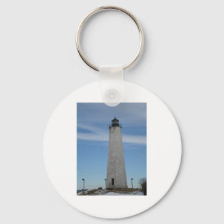 Five Mile Point Lighthouse New Haven CT  Harbour Keychain