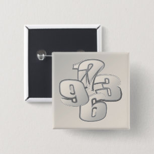 Five minutes back 2 inch square button