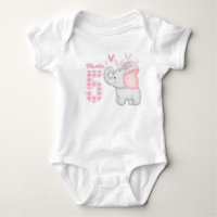 Five months baby bodysuit