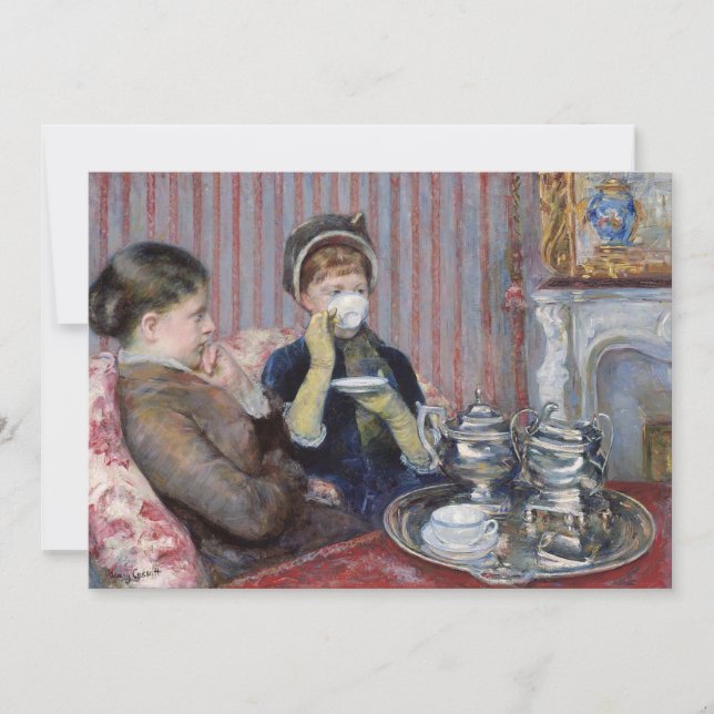 Five O'Clock Tea | Mary Cassatt (Front)