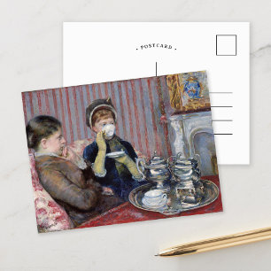 Five O'Clock Tea Mary Cassatt Postcard