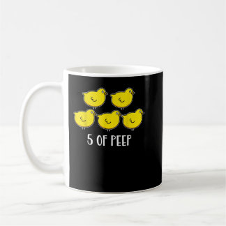 Five Of PEEP Funny Respiratory Therapist Therapy V Coffee Mug