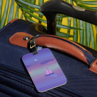 Five of Swords reversed Tarot Inspired Art Luggage Tag