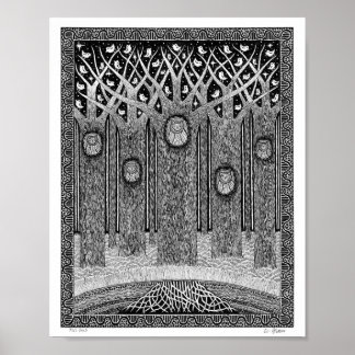 Five Owls Poster