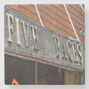 Five Paces, Buckhead Atlanta Marble Stone Coaster. Coaster