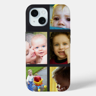 Five Personal Photos personalize iPhone 15 Case