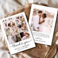 Five Photo Collage Script Heart Wedding