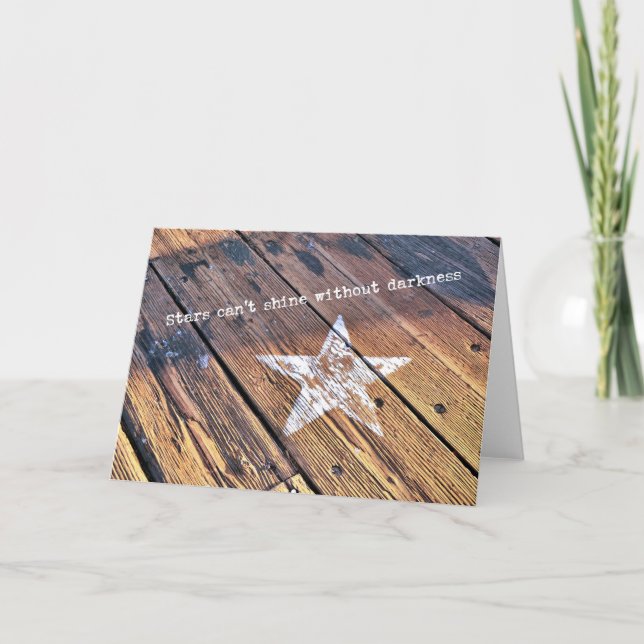 FIVE-POINTED Greeting Card (Front)