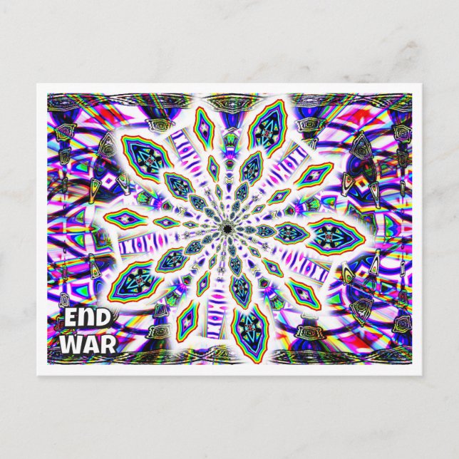 Five pointed star (you may change the words) postcard (Front)
