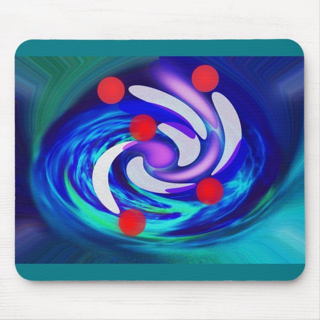 Five red stars mouse pad (Front)