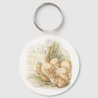 Five Squirrels Keychain
