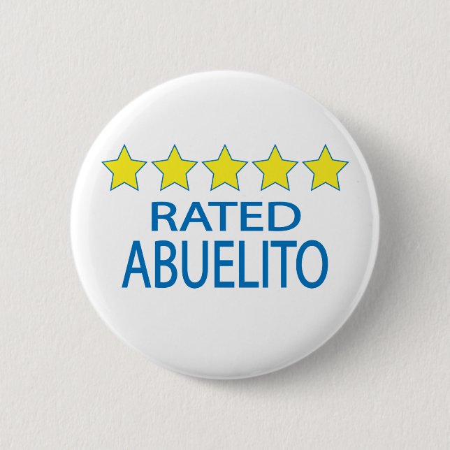 Five Star Abuelito 2 Inch Round Button (Front)