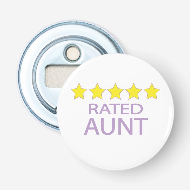 Five Star Aunt Bottle Opener (Front)