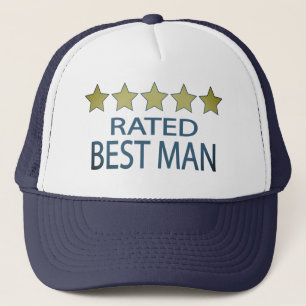 Five Star Best Man Trucker Hat