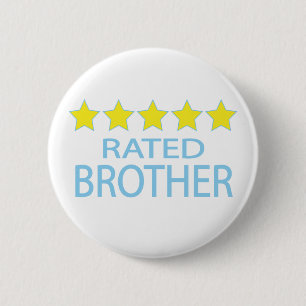 Five Star Brother 2 Inch Round Button