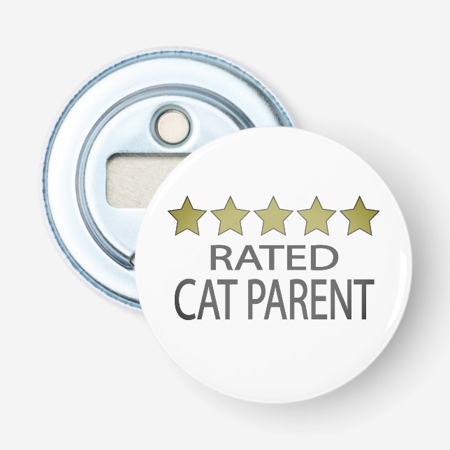Five Star Cat Parent Bottle Opener (Front)