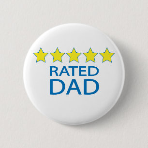 Five Star Dad 2 Inch Round Button