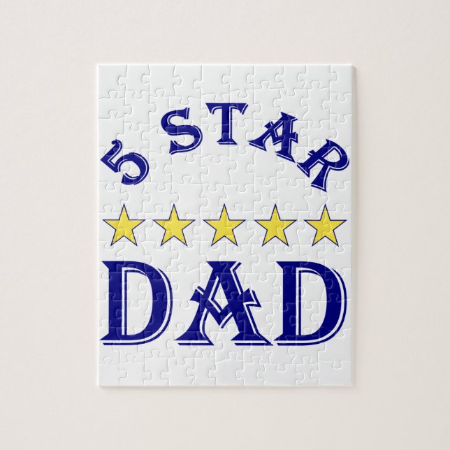 Five Star Dad Jigsaw Puzzle (Vertical)