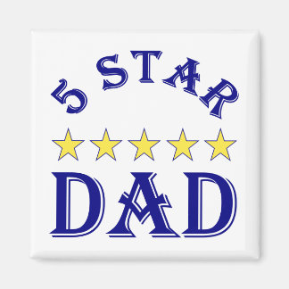 Five Star Dad Magnet