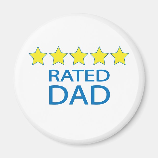 Five Star Dad Magnet (Front)