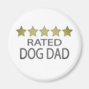 Five Star Dog Dad Magnet