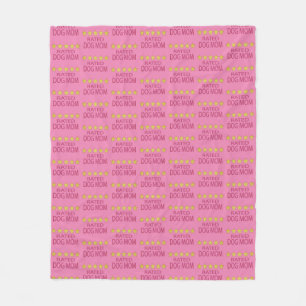 Five Star Dog Mom Fleece Blanket
