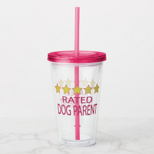Five Star Dog Parent Acrylic Tumbler