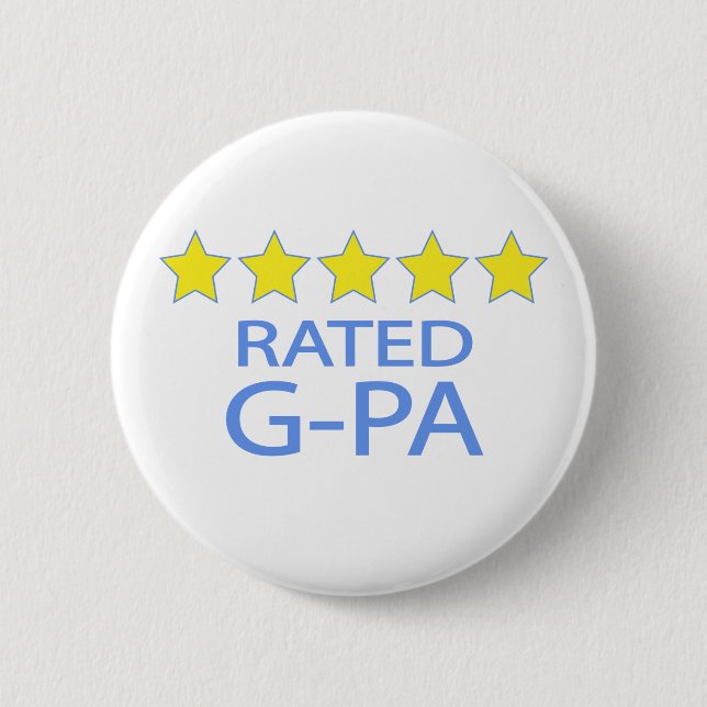 Five Star G-Pa 2 Inch Round Button (Front)