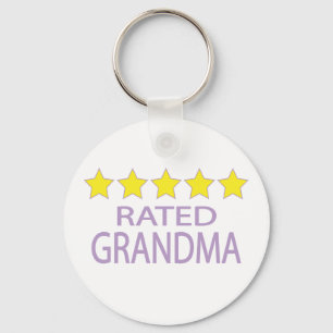 Five Star Grandma Keychain