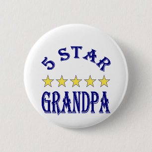 Five Star Grandpa 2 Inch Round Button