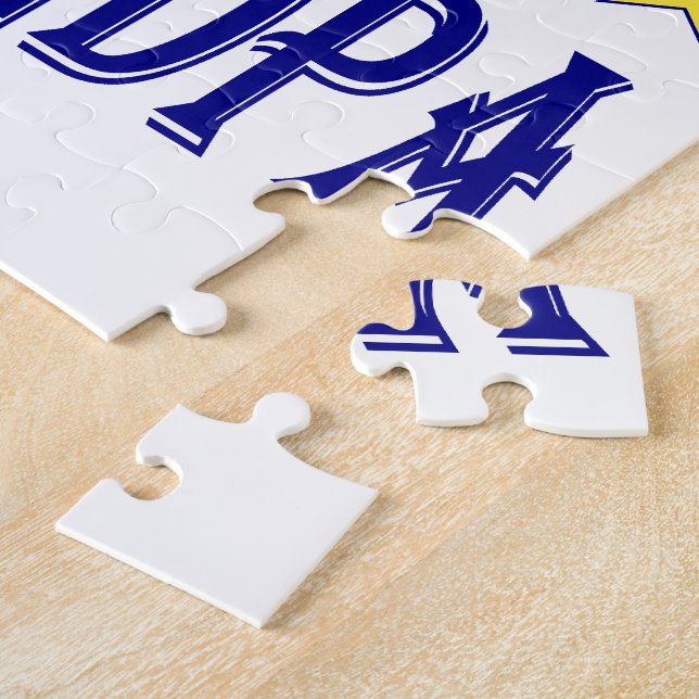 Five Star Grandpa Jigsaw Puzzle (Side)