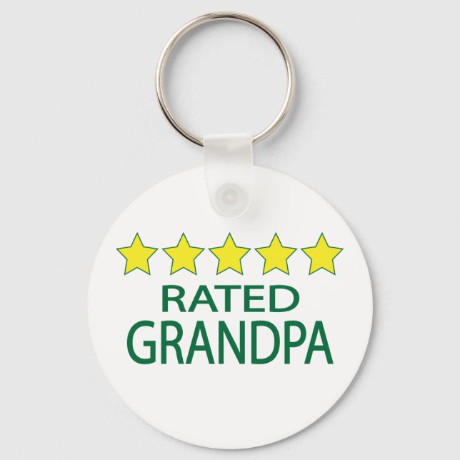 Five Star Grandpa Keychain (Front)