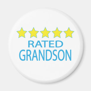 Five Star Grandson Magnet