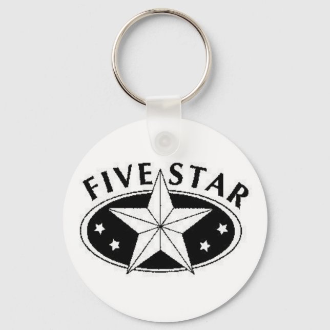Five Star Key Chain (Front)
