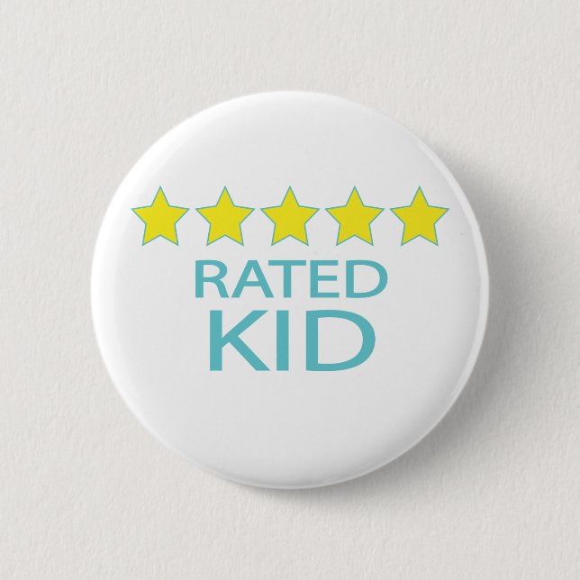 Five Star Kid 2 Inch Round Button (Front)