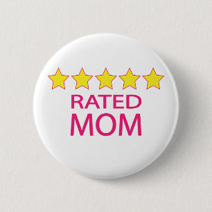 Five Star Mom 2 Inch Round Button