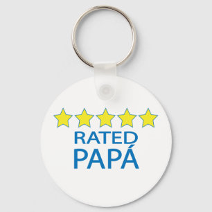 Five Star Papá Keychain