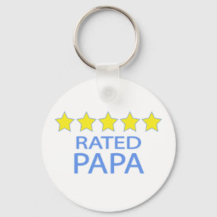 Five Star Papa Keychain