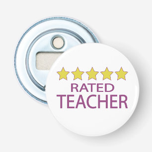 Five Star Teacher Bottle Opener