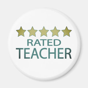Five Star Teacher Magnet