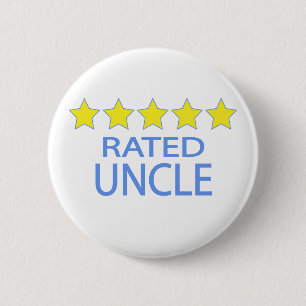 Five Star Uncle 2 Inch Round Button