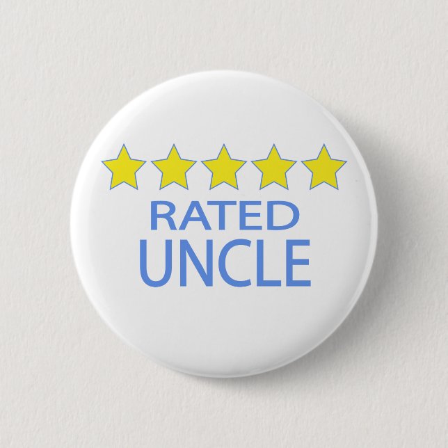 Five Star Uncle 2 Inch Round Button (Front)
