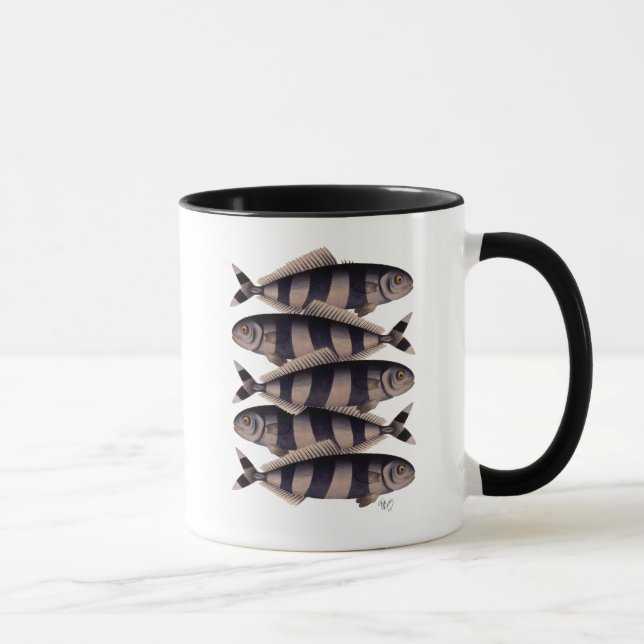 Five Striped Fish Mug (Right)