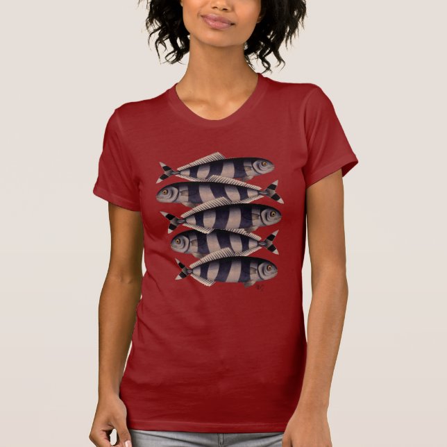Five Striped Fish T-Shirt (Front)