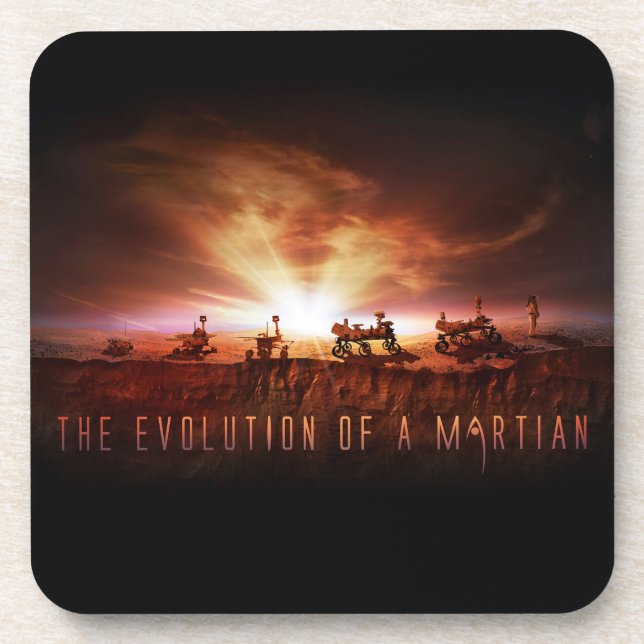 Five Successful Mars Rovers Coaster (Front)
