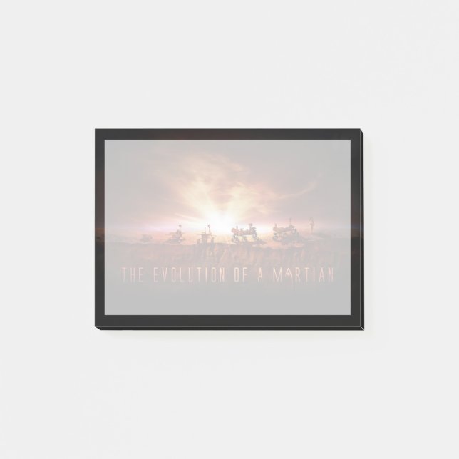 Five Successful Mars Rovers Post-it Notes (Front)