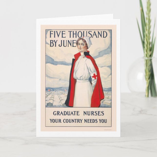 Five thousand by June - Graduate Nurses Needed Card (Front)